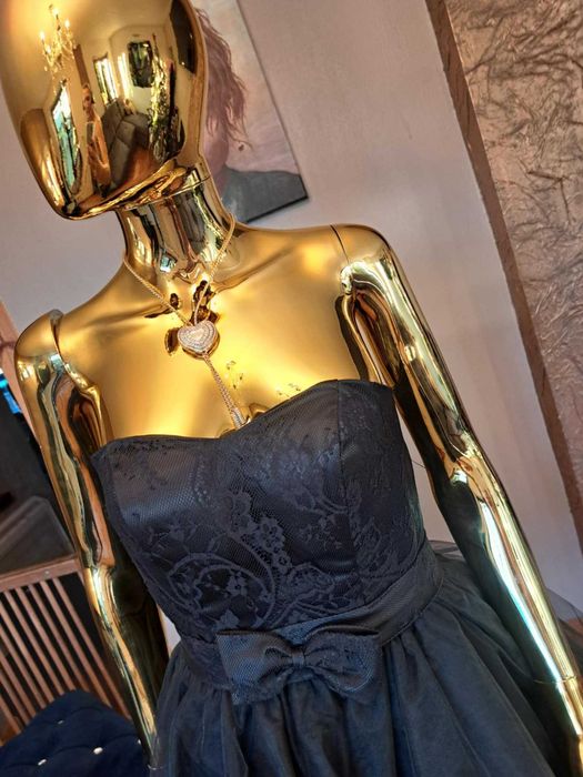 Wyprzedaż!Sukienka pin-up czarna R38. Polski producent!