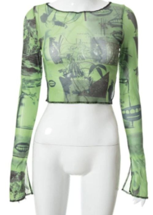 Укороченный топ Y2K