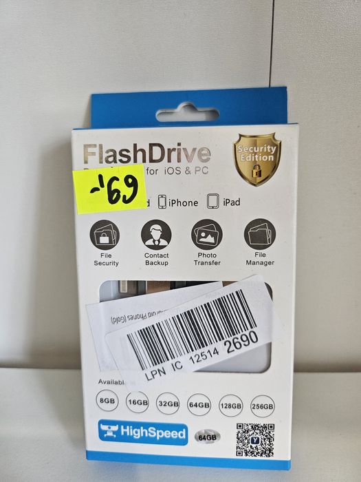 Podwójny dysk FlashDrive na iOS i PC