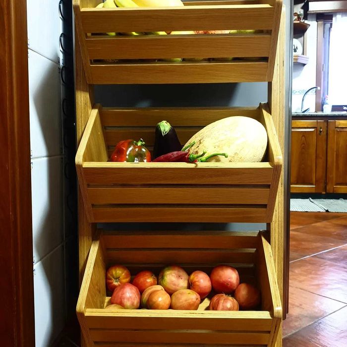 FRUTEIRAS RÚSTICAS EM MADEIRA