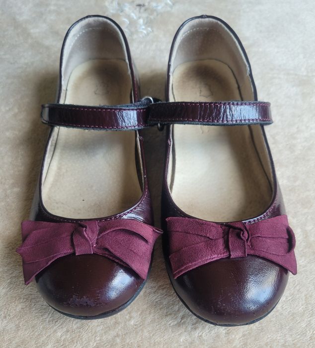 Школьные кожаные туфли лодочки Lapsi (Лапси), р. 31 (20 см)