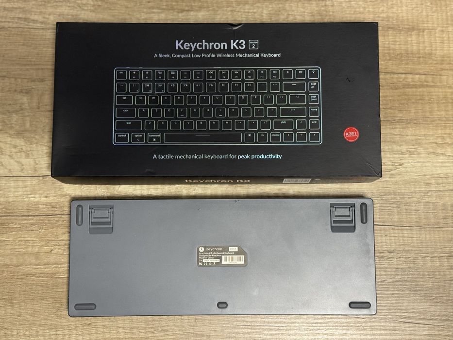 Keychron K3 V2 механічна клавіатура Red свічі повний комплект