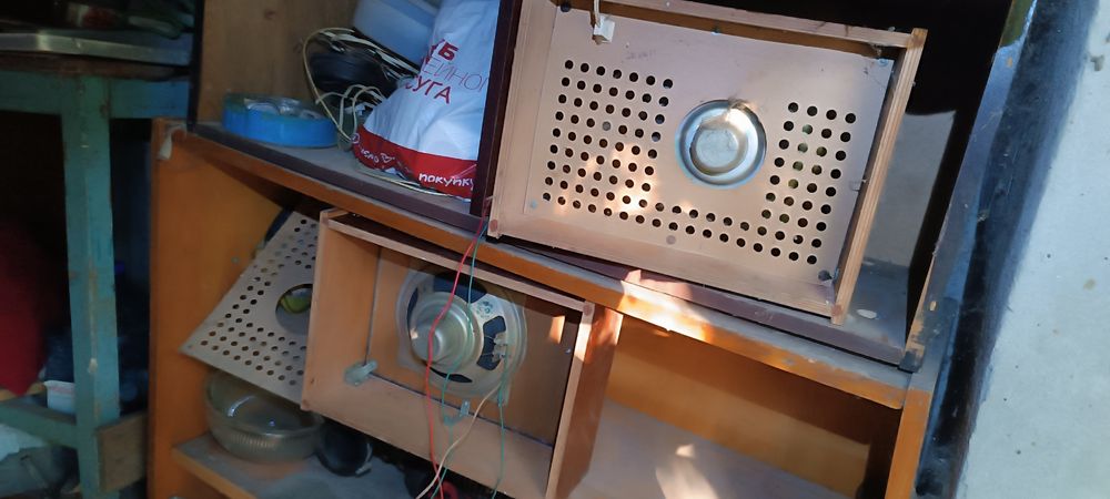 Колонки аудио СССР