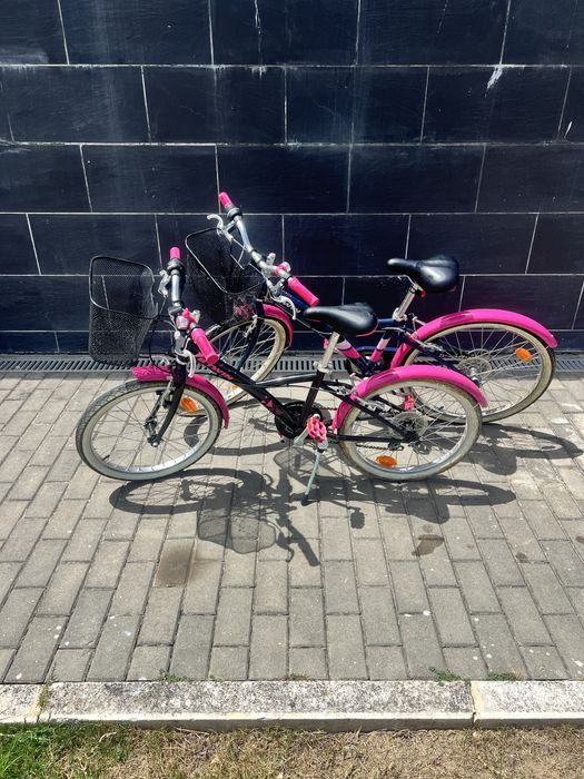 2 Bicicletas B'TWIN Criança – 20" e 24" – Cesto
