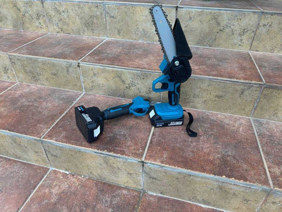 Набор инструментов цепная пила + секатор аккумуляторный Makita Макита