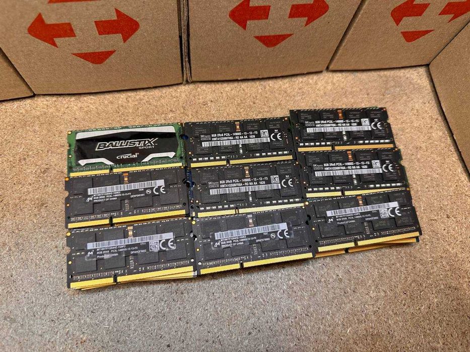 Оперативна пам`ять ноут 8GB | DDR3 1866 | 1,35v | SoDimm | Бу ОЗУ |