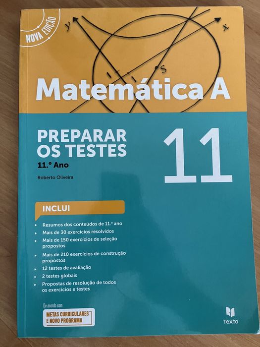 Livro “Preparar para os testes” Matemática A 11Ano