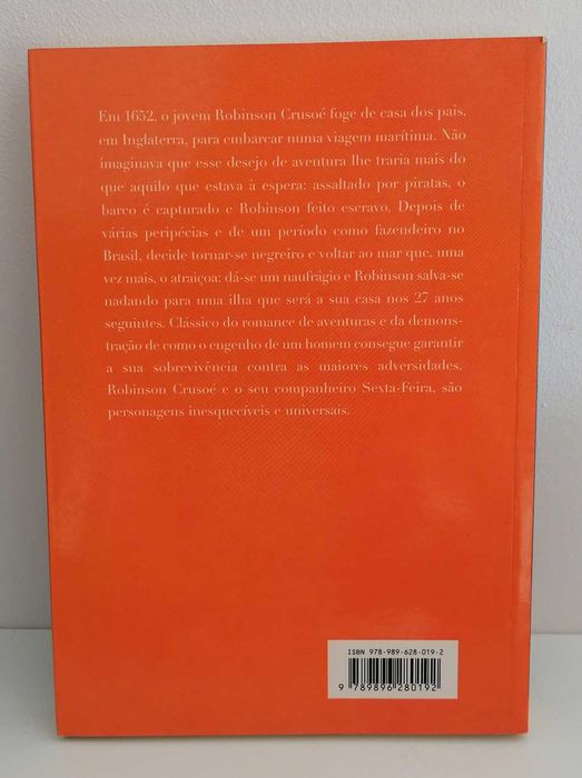 Livro - A vida e as aventuras de Robinson Crusoé