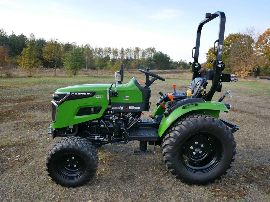 Traktorek CAPTAIN 263 Mitsubishi 3 cylindry 4wd Traktor Homologacja PL