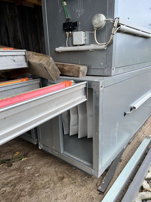 Filtry kasetowe nadmuchowe wyciagowe kabiny lakiernicze