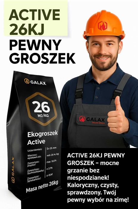Groszek Active 26Mj/kg od GALAX