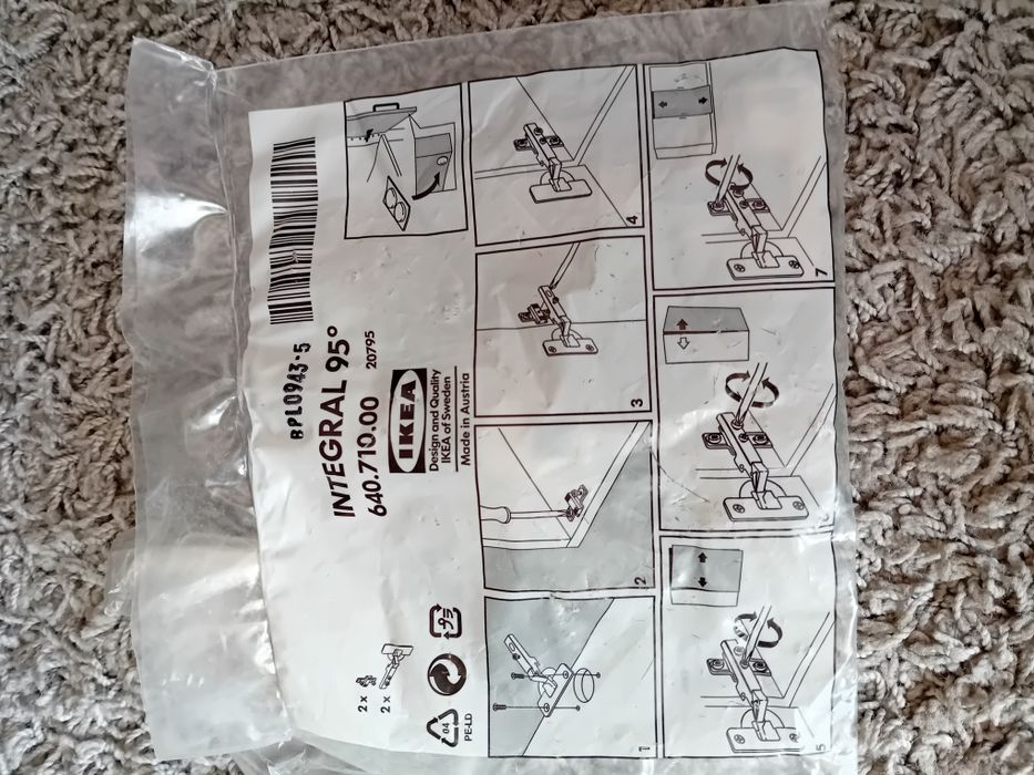 Zawias meblowy nowe Ikea