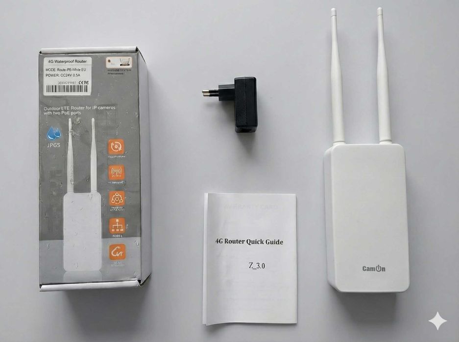 Вуличний 4G роутер під SIM карту LTE модем із WAN та PoE зовнішній