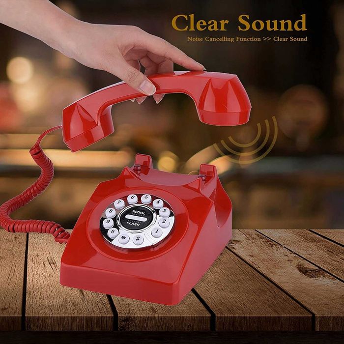 Zabytkowy telefon stacjonarny , Klasyczny telefon retro