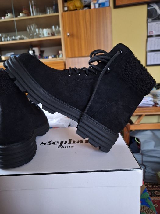 Botki damskie czarne.