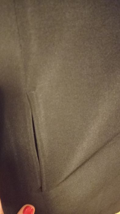 Czarny żakiet Ala płaszczyk rozmiar 46