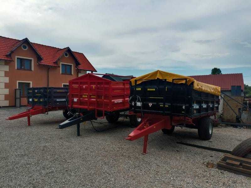 Przyczepa jednoosiowa wywrotka