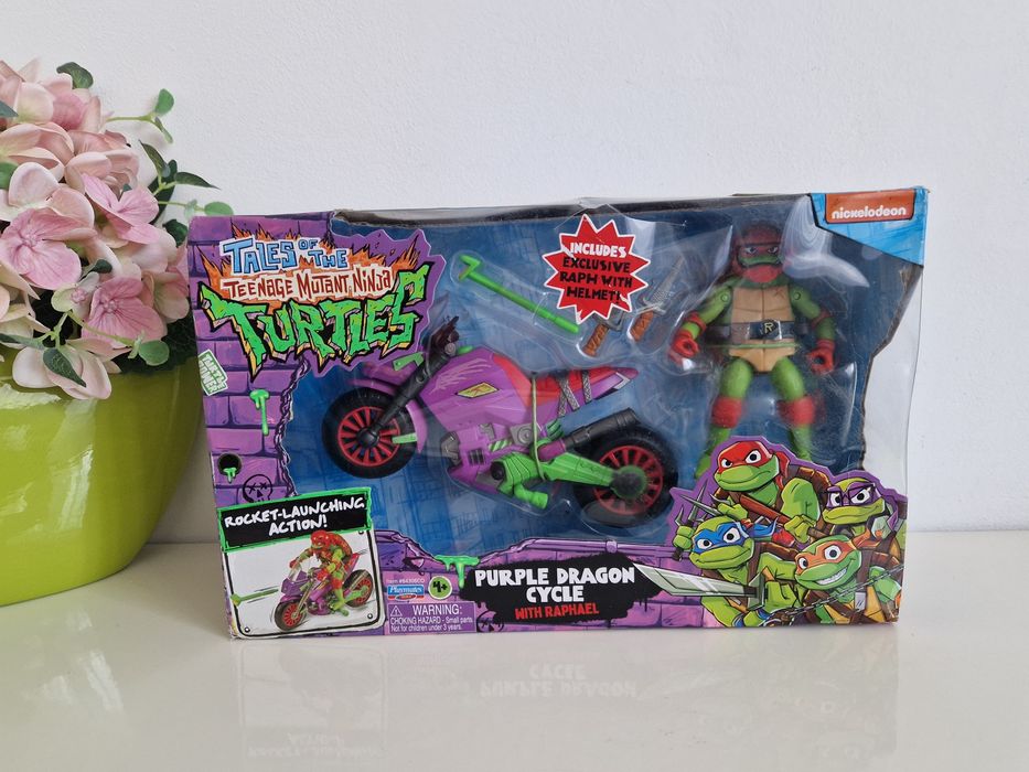 Żółwie Ninja Motocykl Raph Figurka
