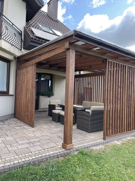 Tarasy Konstrukcje drewniane/aluminiowe altany tarasy pergole carporty