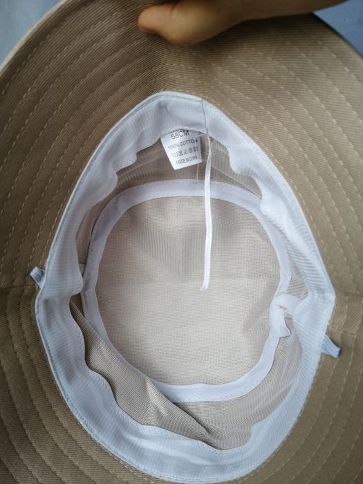 Chapéu bucket beje ajustável