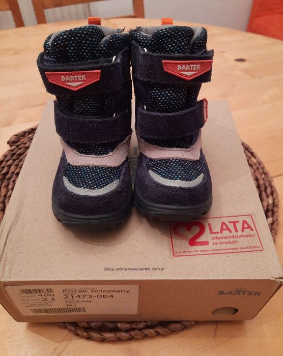 Buty zimowe BARTEK (jak nowe!) 21