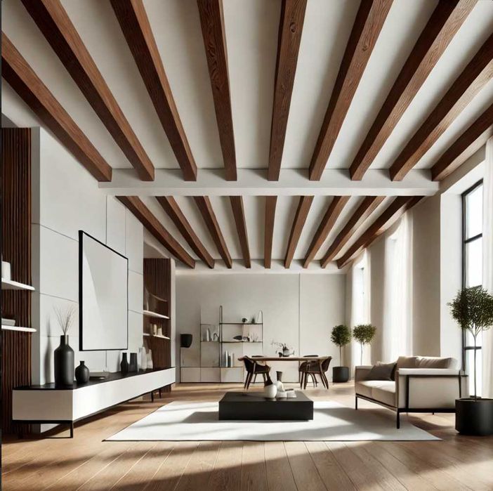 Belka rustyka drewnopodobna sufitowa