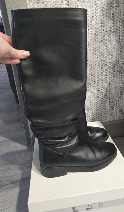 Жіночі сапоги натуральна шкіра, єврозима