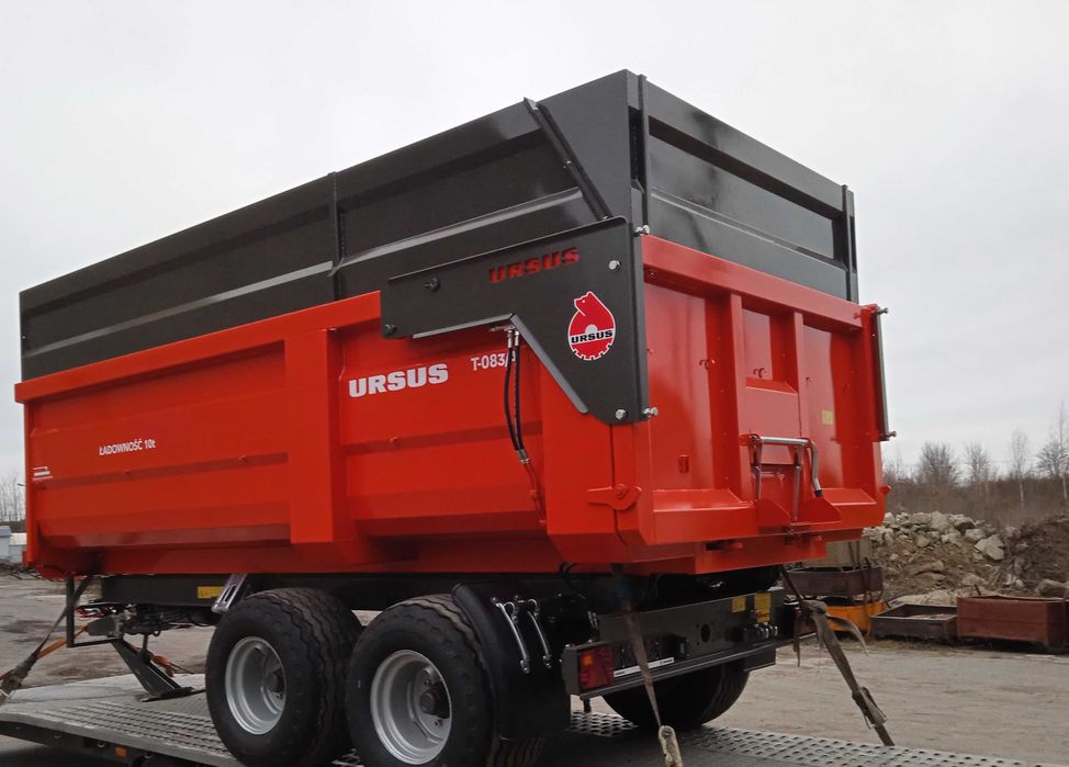 Przyczepa rolnicza skorupowa tandem Ursus T-083/A 10 ton wywrotka