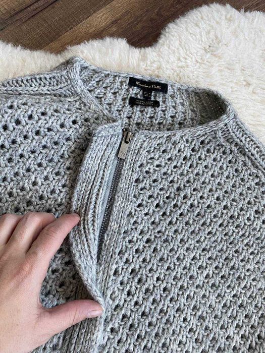 Кардиган Massimo Dutti з італійської пряжі на блискавці