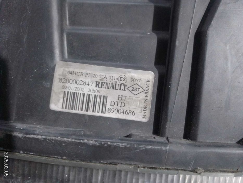 Otica farol drt e esq Renault Laguna II