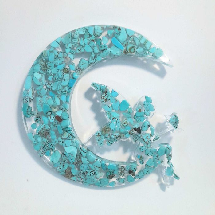 Fadas e libelinhas em pedra