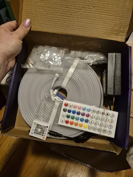 Taśma Neon led RGB z pilotem