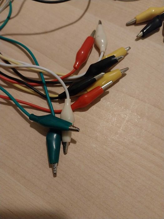 Conjunto Cabos Eléctricos com Corcodilos