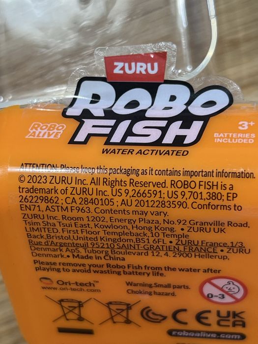 Robotyczne rybki Robo fish