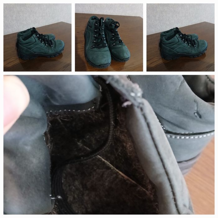 Демісезонні ботінки нубук 36р