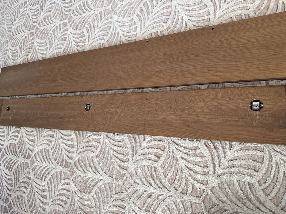 półka na książki orzech nad łóżko 169cm