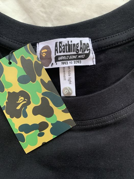 T-shirt bape colab com chrome hearts