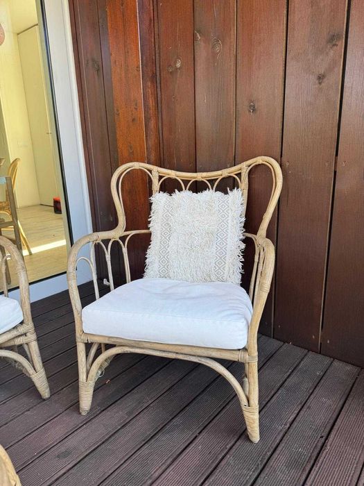 Conjunto jardim em bambu