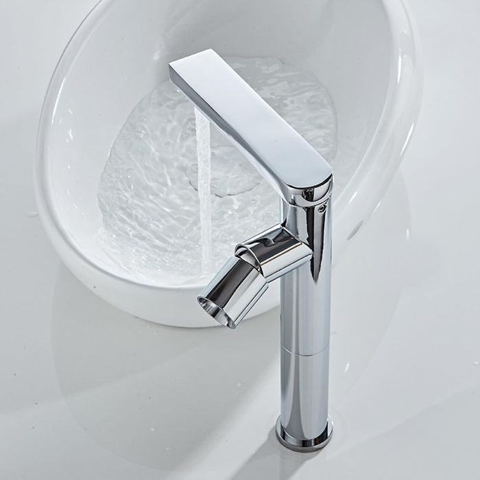 Kran Łazienkowy Mosiężny Złoty Połysk