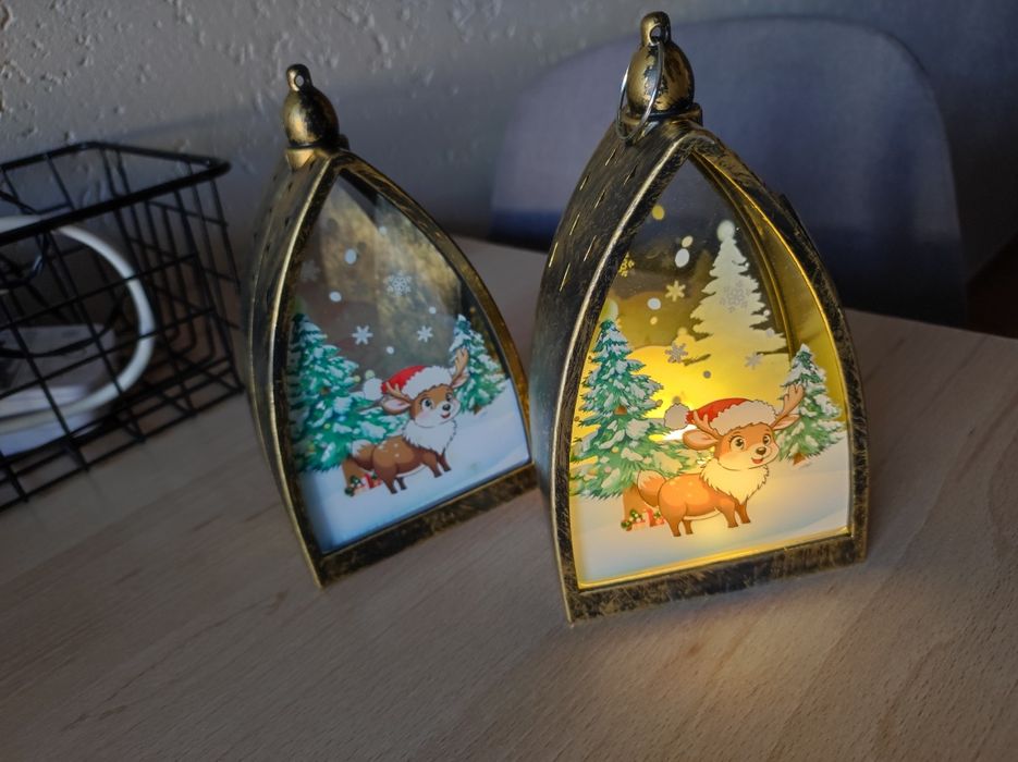 Lampion świąteczny - 2 szt.