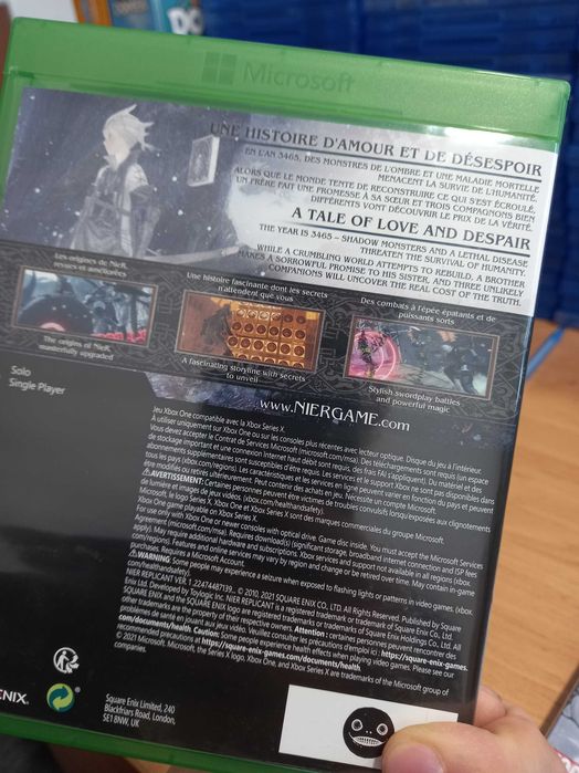 Nier Replicant gra na xbox one stan bardzo dobry