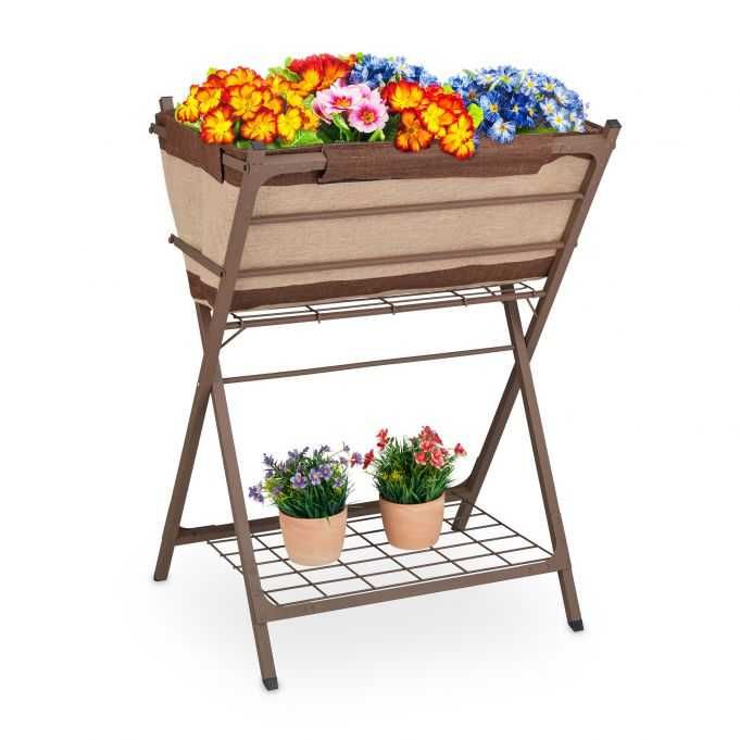 Kwietnik Metalowy rabata z plandeką wys.91cm szer.66cm