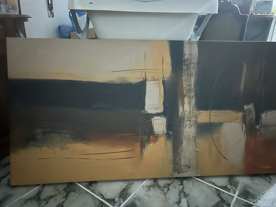 Quadro em massa e relevo