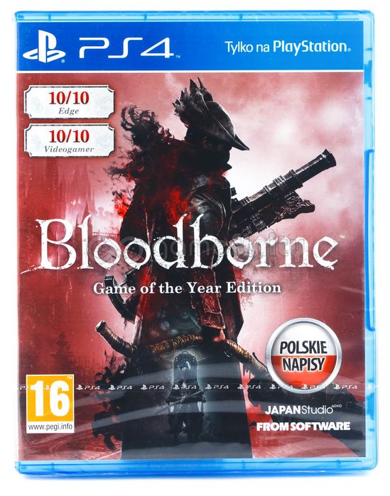 Bloodborne GOTY - Edycja Gry Roku - PL (PS4) Gra nowa w folii