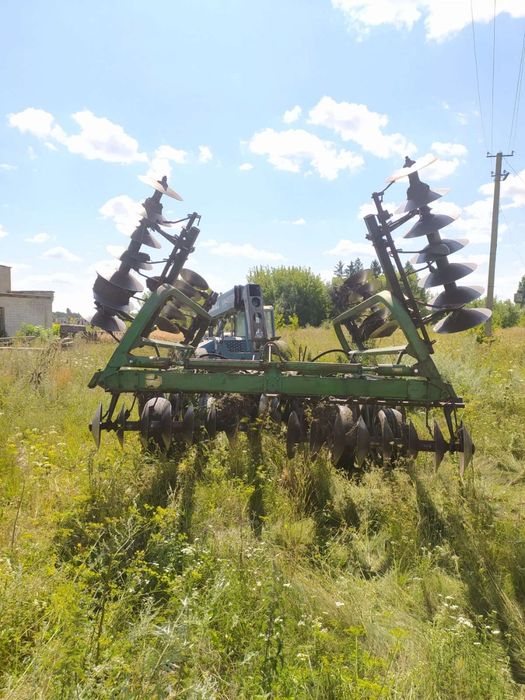 Борона дискова ДЖОН ДІР 230, JOHN DEERE 637, шириною 6.6 м та 9 м,