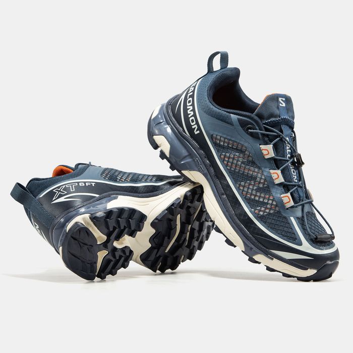 ТОП ПРОДАЖ! Salomon XT-6 FT Navy White 41 42 43 44 45 46 соломони сині