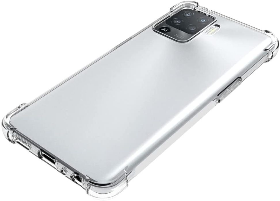 Etui Żelowe A-Shock + Szkło Płaskie Do Oppo Reno 5 Lite