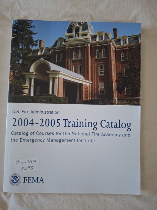 Catálogo de Formação FEMA / U.S. Fire Administration (2004-2005)