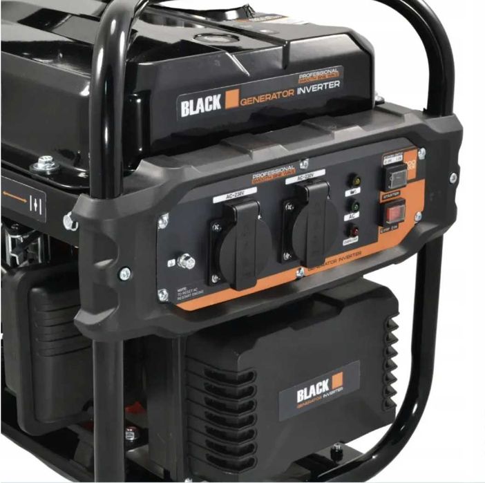 Інверторний бензиновий генератор BLACK 2,0 кВт 230 В, чиста синусоїда