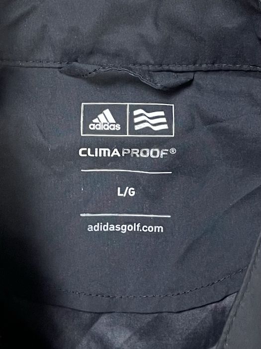 Adidas climaproof golf кофта ветровка L размер спортивная черная